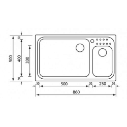 sanitec-11114-grammiko 11114 Σατινέ