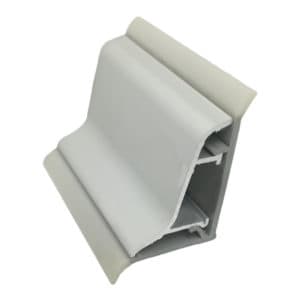 Αρμοκάλυπτρο Αλουμινίου "S ALUM." Νίκελ Ματ (400cm)