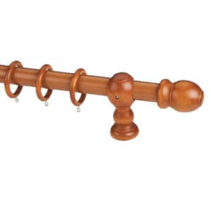 Κουρτινοβεργα Μελί 160cm Ξύλινη Φ35mm