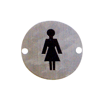 Σύμβολο μπάνιου γυναικών (στρόγγυλο)