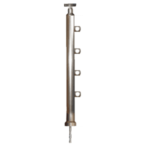 Κολόνα 84Cm Φ40Mm Για 4 Βέργες Με Στήριξη Πάνω (7140.9)
