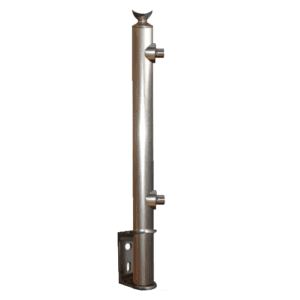 Κολόνα 100cm Φ40mm για 1 πλευρά με στήριξη πλάι (7311)