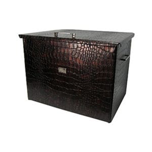 Κάδος - Ξυλοθήκη Τζακιού Σειρά Κρόκο Metallic Tsilias (200)