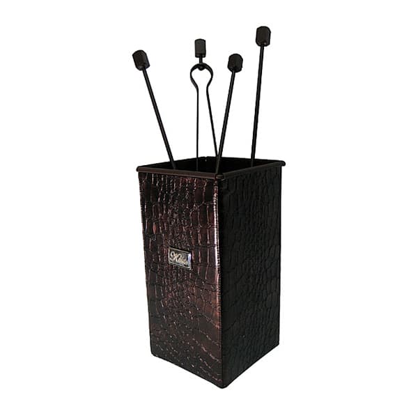 Σετ Εργαλείων Τζακιού Τετράγωνο ΜικρόΣειρά Κρόκο Metallic 20-206-big