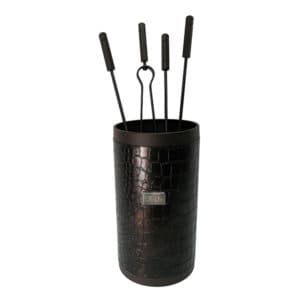 Σετ Εργαλείων Τζακιού Κύλινδρος Μεγάλος Σειρά Κρόκο Metallic 20-209-big