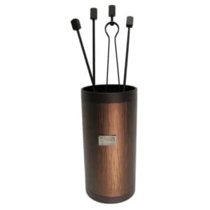 Σετ Εργαλείων Τζακιού Κύλινδρος Μικρός Σειρά Wood Tsilias (268)