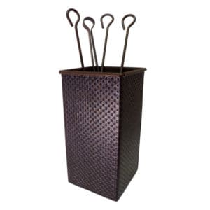 Σετ Εργαλείων Τζακιού Τετράγωνο Μικρό Σειρά Economy Βούλα 20-291-big