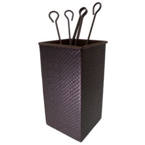 Σετ Εργαλείων Τζακιού Τετράγωνο Μεγάλο Σειρά Economy Βούλα 20-293-big