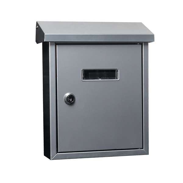 Γραμματοκιβωτιο Μεταλλικο Easy Ασημι - Πρασινο Housebird -65-Easy-silver