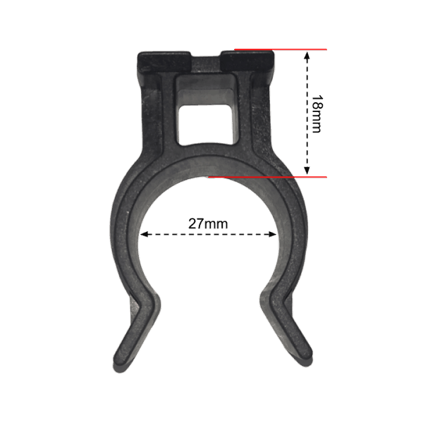 Φουρκέτα πλαστική με μακρύ λαιμό - Image 2