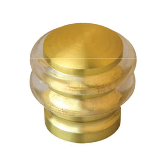 Στοπ πόρτας ορείχαλκο (2 δακτύλιοι) χρυσό mat