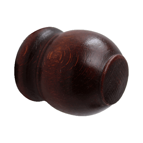 Τάπα ξύλινης κουρτινόβεργάς Φ35 (Κερασιά)