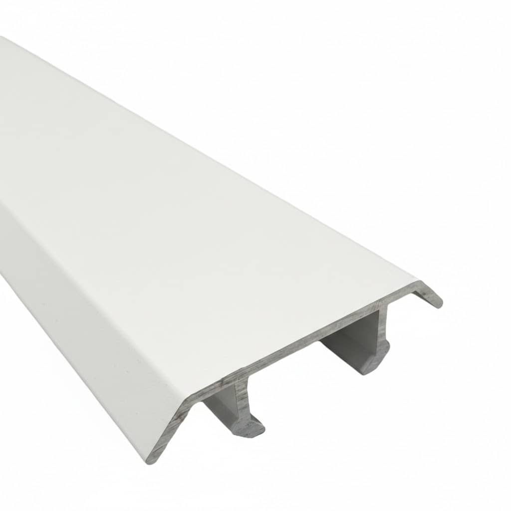 Ίσιο Προφίλ Αλουμινίου Ανιδιώμενο Λευκό Ματ(4M)