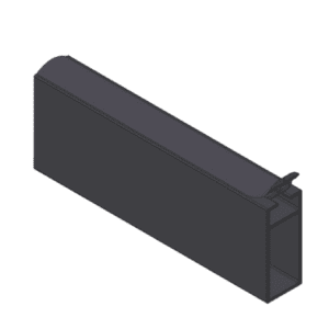 PREMIUM DRESSING κρεμάστρα ορθογώνιο ανθρακί 664mm