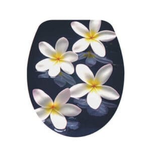 Καπάκι λεκάνης λουλούδι μπλε Νο203