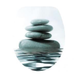 Καπάκι λεκάνης βότσαλα γκρι Νο50