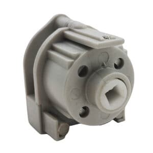 Χειριστήριο κασετίνας με φρένο + τάπα (Ασημί)