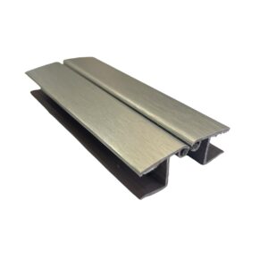 Γωνία πλαστική 10cm για μπάζα (νίκελ)