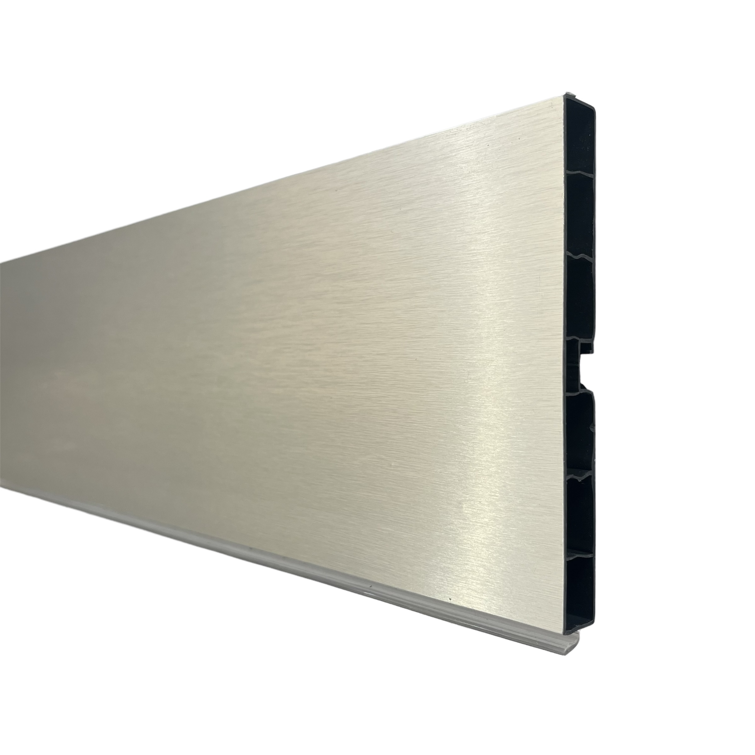 Μπάζα Πλαστική 12Cm Ύψος (Inox) 3,90Cm Μάκρος