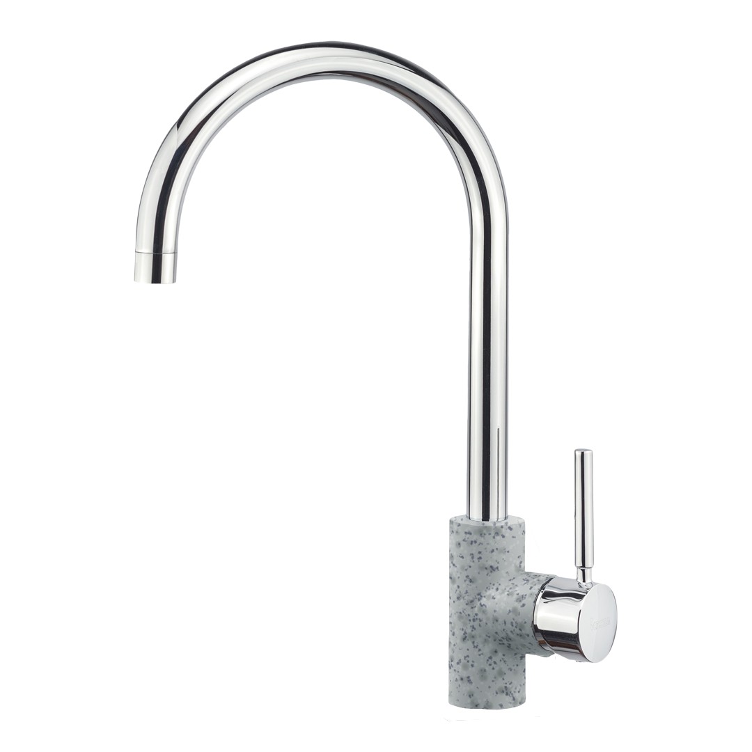 Μπαταρία νεροχύτη Doppia  Granite Grey (04)