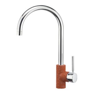 Μπαταρία νεροχύτη Doppia  Granite Terracotta (20)