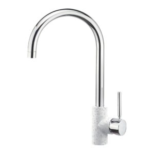 Μπαταρία νεροχύτη Doppia  Granite White (01)