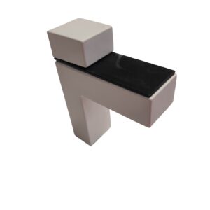 ΒΑΣΗ ΡΑΦΙΩΝ 25ΜΜ ΤΕΤΡΑΓΩΝΗ ΛΕΥΚΗ ΜΑΤ