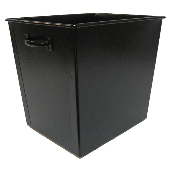 Κάδος - Ξυλοθήκη Απλός Οικονομική Σειρά (100) Μαύρο