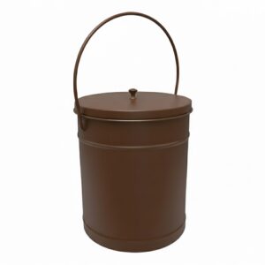 Κουβάς - Δοχείο Στάχτης Τζακιού (110) Καφέ