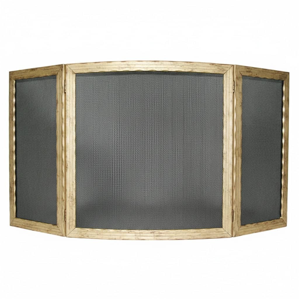 Σίτα Τζακιού Σκαλιστή Απλή Τρίφυλλη Οβάλ (2001) Εκρού Πατίνα Χρυσό