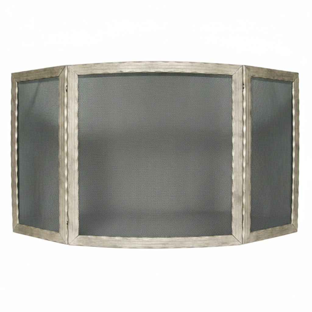 Σίτα Τζακιού Σκαλιστή Απλή Τρίφυλλη Οβάλ (2001) Εκρού Πατίνα Ασημί