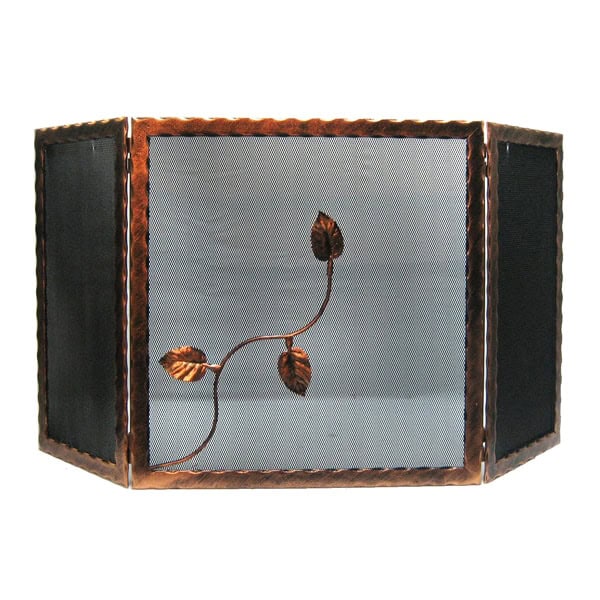 Σίτα Τζακιού Τρίφυλλη Λάμα Κυματιστή Σχέδιο Φύλλα (2500) Πατίνα Χαλκός