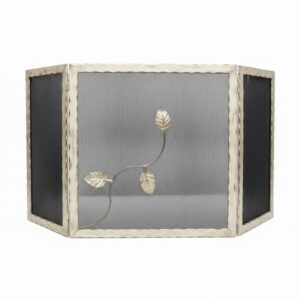 Σίτα Τζακιού Τρίφυλλη Λάμα Κυματιστή Σχέδιο Φύλλα (2500) Εκρού Πατίνα Χαλκός