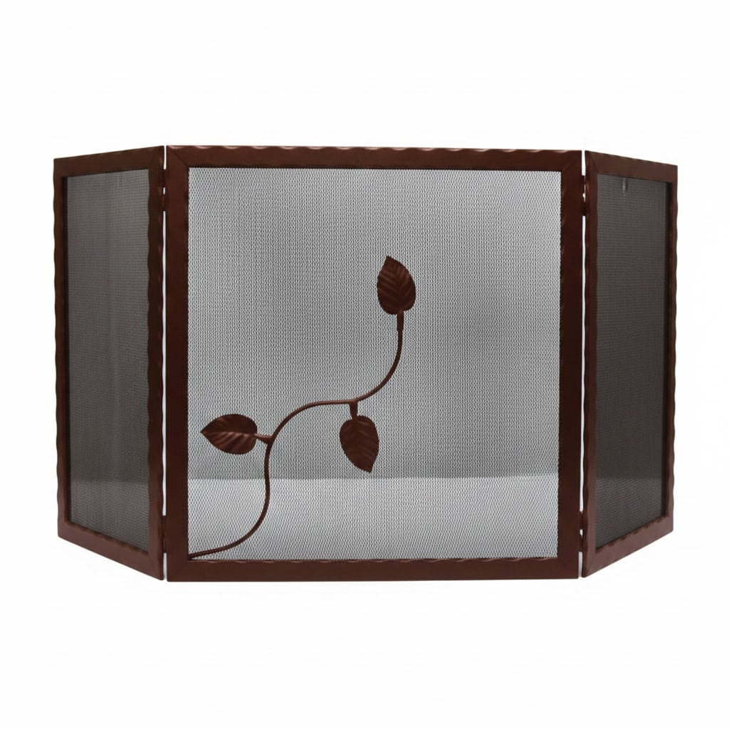 Σίτα Τζακιού Τρίφυλλη Λάμα Κυματιστή Σχέδιο Φύλλα (2500) Καφέ