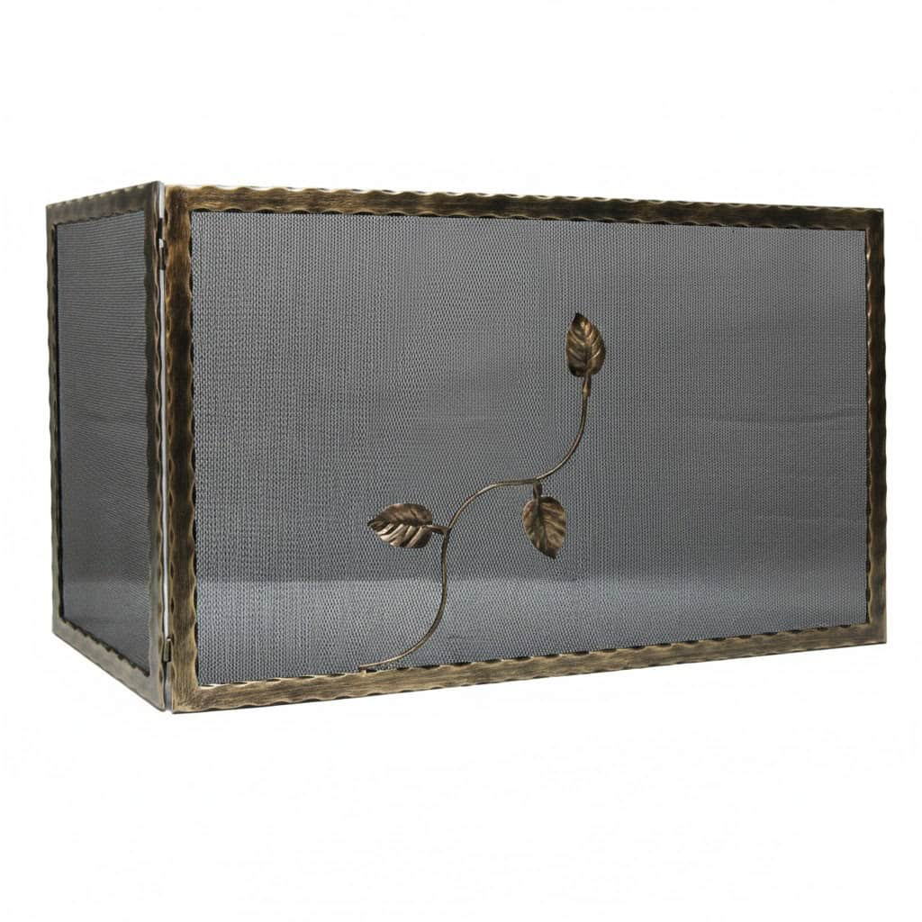 Σίτα Τζακιού Μονόφυλλη Λάμα Κυματιστή Σχέδιο Φύλλα (2520) Πατίνα Χρυσό