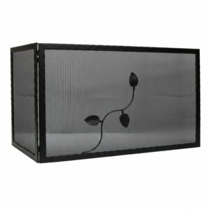 Σίτα Τζακιού Μονόφυλλη Λάμα Κυματιστή Σχέδιο Φύλλα (2520) Μαύρο