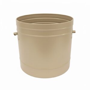 Κάδος - Ξυλοθήκη Βαρέλι Απλό (600) Εκρού