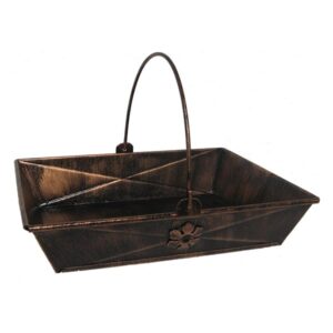 Καδος - Ξυλοθήκη Καλαθάκι (670) Πατίνα Χαλκός