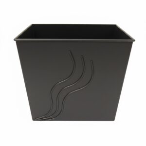 Κάδος - Ξυλοθήκη Σχέδιο Φλόγα Ανοιχτός (700) Σκουριά