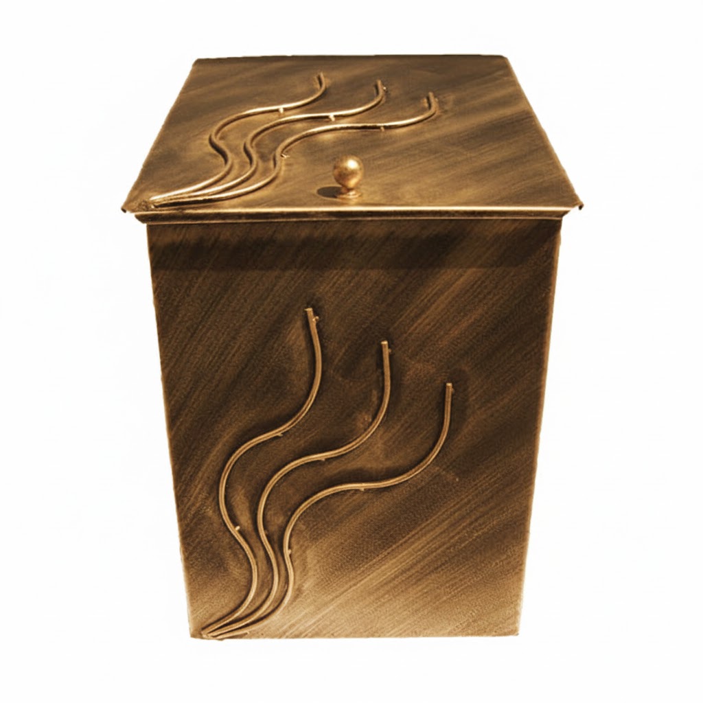 Κάδος - Ξυλοθήκη Μεσαίο Σχέδιο Φλόγα (751)