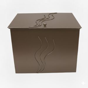 Καδος - Ξυλοθηκη Μεγαλος Σχεδιο Φλογα Housebird (752) Καφέ