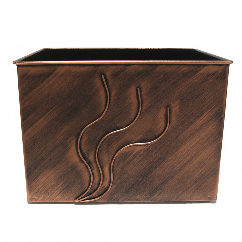 Καδος-Ξυλοθηκη Ορθογωνιος Σχεδιο Φλογα Housebird (753)