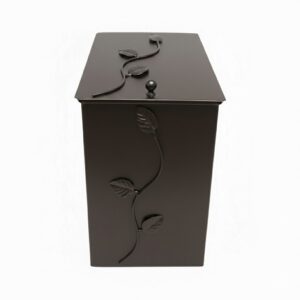 Κάδος - Ξυλοθήκη Μικρός Σχέδιο Φύλλα (760) Σκουριά