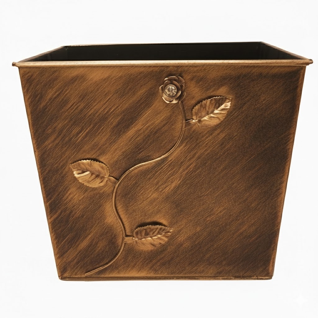 Κάδος - Ξυλοθήκη Σχέδιο Λουλούδι Strass (800)