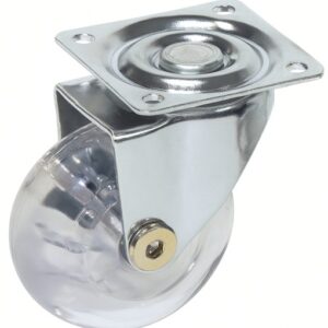 Ρόδα περιστρεφόμενη  Φ-50mm Υ:63mm για βάρος μέχρι 30Kg χωρίς φρένο