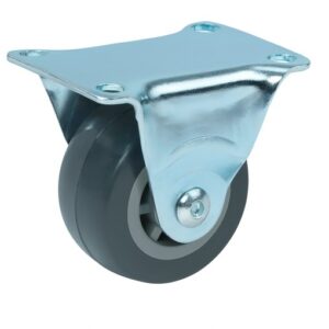 Ρόδα Σταθερή Φ-40mm Υ:47mm για βάρος μέχρι 30Kg γκρι