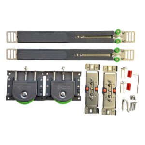 Ράουλα συρόμενης ντουλάπας KDM με φρένο (ΣΕΤ)