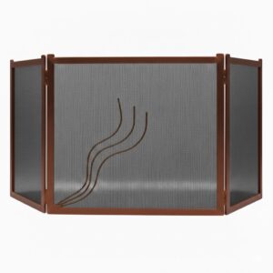 Σίτα Τζακιού Τρίφυλλη Σχέδιο Φλόγα (2400) Καφέ