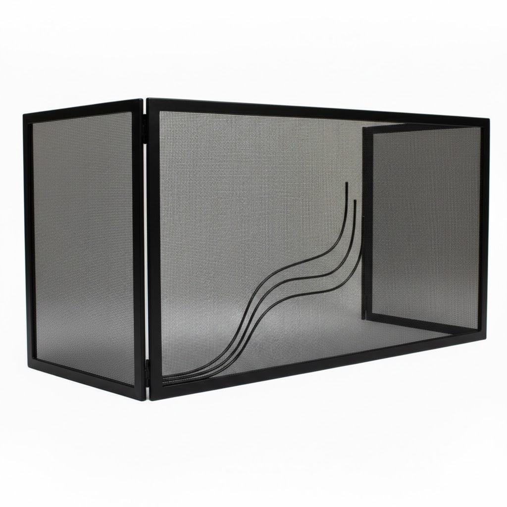 Σίτα Τζακιού Quatro Σχέδιο Φλόγα (2410) Μαύρο