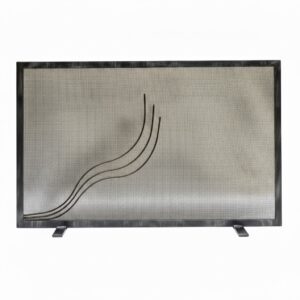 Σίτα Τζακιού Μονόφυλλη Σχέδιο Φλόγα (2420) Πατίνα Ασημί